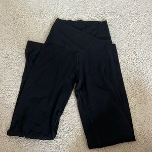 Aerie 7/8 black leggings, high rise, size xs